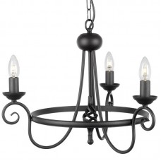 Люстра Elstead Lighting HR3A BLACK HARLECH