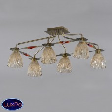 Люстра потолочная Elvan HSX-30829-6АВ (код 9397)