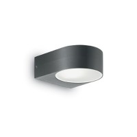 Светильник уличный настенный Ideal lux Iko Ap1 Antracite 018515