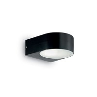 Светильник уличный настенный Ideal lux Iko Ap1 Nero 018539