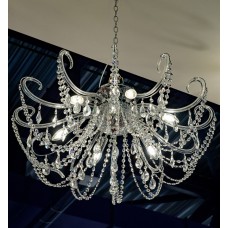Люстра потолочная Crystal Lux IMPERIA PL6 CHROME/TRANSPARENTE