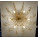 Люстра потолочная Crystal Lux IMPERIA PL6 GOLD/AMBER