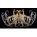 Люстра потолочная Crystal Lux IMPERIA PL6 GOLD/AMBER