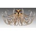 Люстра потолочная Crystal Lux IMPERIA PL6 GOLD/AMBER