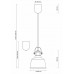 Светильник подвесной Lucia Tucci Industrial INDUSTRIAL 1820.1 SAND SILVER