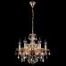 Подвесная люстра Crystal lux INES SP6 GOLD/AMBER