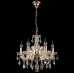 Подвесная люстра Crystal lux INES SP6 GOLD/TRANSPARENT