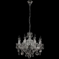Подвесная люстра Crystal lux INES SP8 CHROME/TRANSPARENT