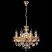Подвесная люстра Crystal lux INES SP8 GOLD/AMBER
