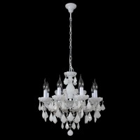Подвесная люстра Crystal lux INES SP8 WHITE