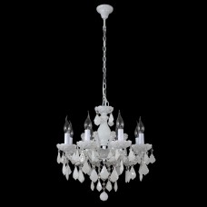 Подвесная люстра Crystal lux INES SP8 WHITE