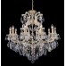 Люстра подвесная Crystal Lux ISABEL SP11 GOLD/TRANSPARENT