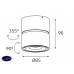 Светильник накладной Italline IT02-001 black
