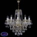 Подвесная люстра хрустальная ArtGlass JESSICA VIII