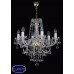 Подвесная люстра хрустальная ArtGlass JESSICA VI