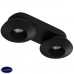 Накладной светодиодный светильник LeDron KRIS SLIM 2 Black