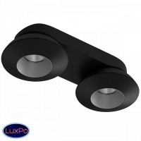 Накладной светодиодный светильник LeDron KRIS SLIM 2 Black Grey