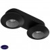 Накладной светодиодный светильник LeDron KRIS SLIM 2 Black Grey