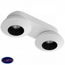 Накладной светодиодный светильник LeDron KRIS SLIM 2 White Black
