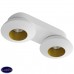 Накладной светодиодный светильник LeDron KRIS SLIM 2 White Gold