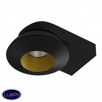 Накладной светодиодный светильник LeDron KRIS SLIM Black Gold
