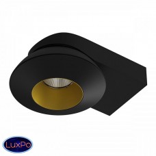 Накладной светодиодный светильник LeDron KRIS SLIM Black Gold