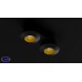 Накладной светодиодный светильник LeDron KRIS SLIM Black Gold