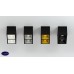 Накладной светодиодный светильник LeDron KUBING 2 Black Gold