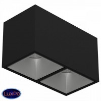 Накладной светодиодный светильник LeDron KUBING 2 Black Grey