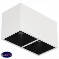 Накладной светодиодный светильник LeDron KUBING 2 White Black