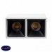 Накладной светодиодный светильник LeDron KUBING 2 White Black