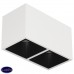 Накладной светодиодный светильник LeDron KUBING 2 White Black