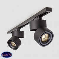 Трековый светодиодный светильник для однофазного шинопровода Elektrostandard Klips Черный 15W 4200K (LTB21) a040438
