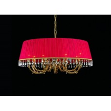 Подвесная люстра Paderno Luce L.1038/6+6.27 Red