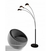 Торшер Lumina Deco WALLSCOT LDF 8801-3 BK
