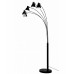 Торшер Lumina Deco ZORBA LDF 8801-5 BK
