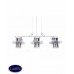 Светильник подвесной Lumina Deco CAPRI LDP 11327B-3 PR