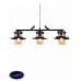 Светильник подвесной Lumina Deco CAPRI LDP 11328-3 PR BK