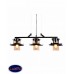 Светильник подвесной Lumina Deco CAPRI LDP 11328-3 PR BK