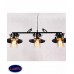 Светильник подвесной Lumina Deco CAPRI LDP 11328-3 PR BK