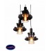 Светильник подвесной Lumina Deco CAPRI LDP 11328 B-3 BK