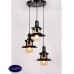 Светильник подвесной Lumina Deco CAPRI LDP 11328 B-3 BK