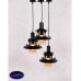 Светильник подвесной Lumina Deco CAPRI LDP 11328 B-3 BK
