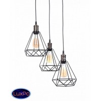 Светильник подвесной Lumina Deco COBI LDP 11609-3 BK
