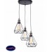 Светильник подвесной Lumina Deco COBI LDP 11609-3 BK
