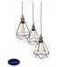 Светильник подвесной Lumina Deco COBI LDP 11609-3 BK