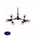 Люстра потолочная Lumina Deco ZODIAK LDP 160-12 BK