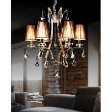 Люстра подвесная Lumina Deco GLAMOUR LDP 66247-6 BR