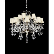 Люстра подвесная хрустальная Lumina Deco BIANCA LDP 66251-12