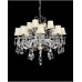 Люстра подвесная хрустальная Lumina Deco BIANCA LDP 66251-12